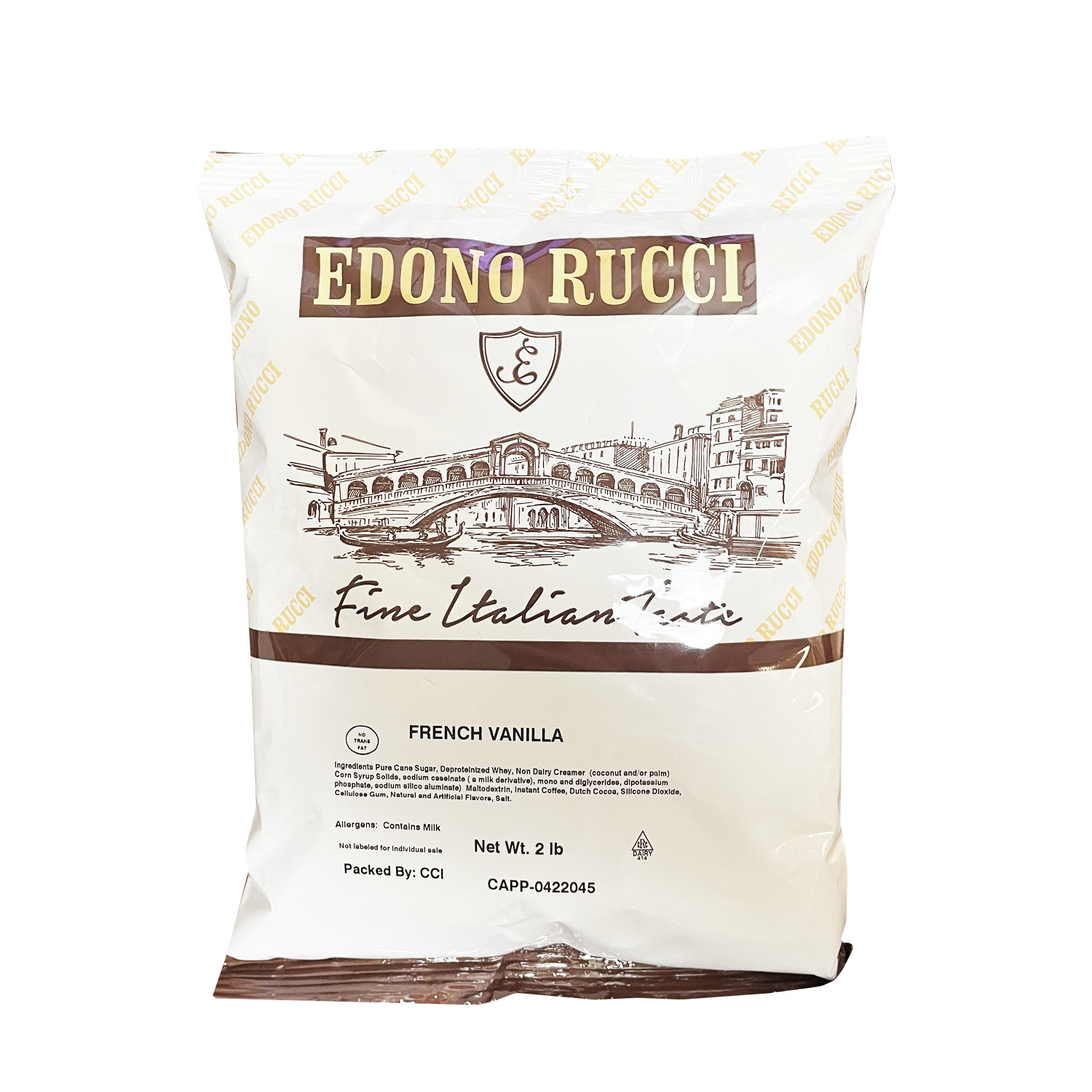 Edono Rucci Powdered Cappuccino Mix, French Vanilla, 6/2 lb bags gallery