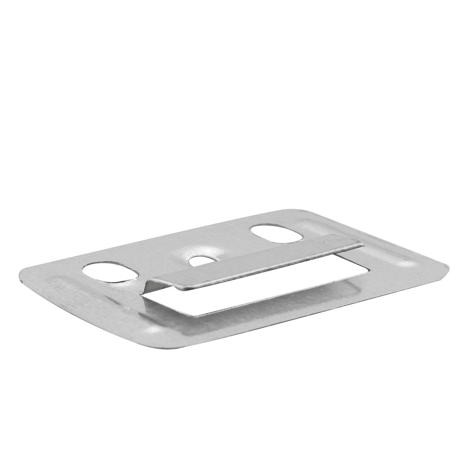 50PCS Stainless Steel PVC Buckle Wall Mounting Clips Fixing Plate Buckle Clip gallery