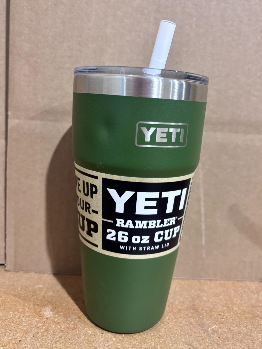 Yeti 26 oz Cup W/Straw Highlands Olive -See Details* gallery