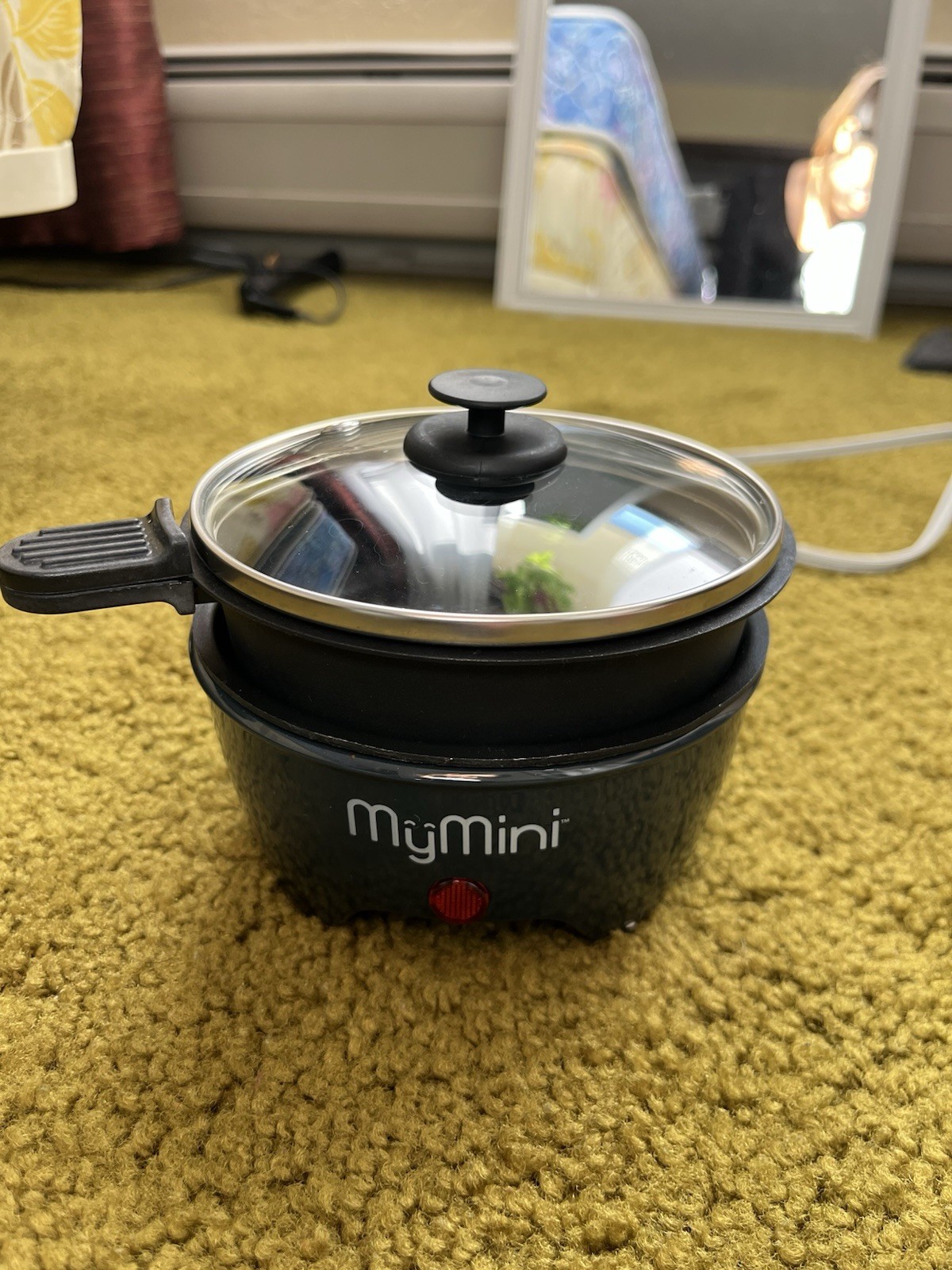 MyMini Noodle Cooker & Skillet Electric 260 Watts 5" Non-stick Black mini cooker gallery
