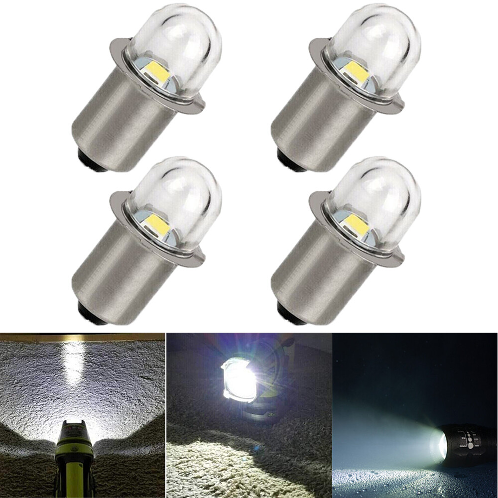 (4) 18 VOLT LED Flashlight Replacement Xenon Bulb / 18v for RYOBI ONE+ Cordless gallery