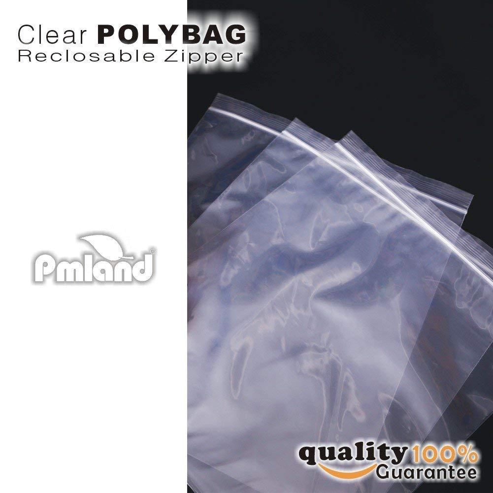 100 Pcs 8"x10" Clear Self-sealing Poly Bag with Reclosable Zip gallery