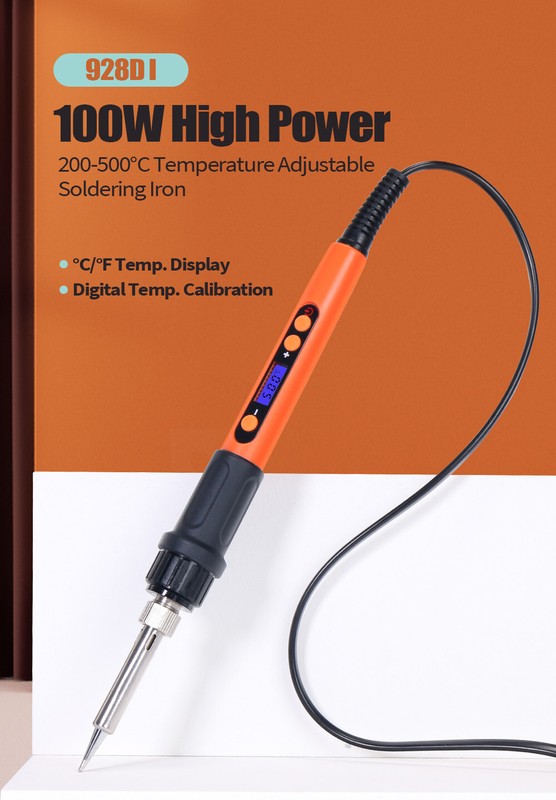 Soldering Station Kit Adjustable Temperature 100W Digital or 60W Analog Tool US gallery