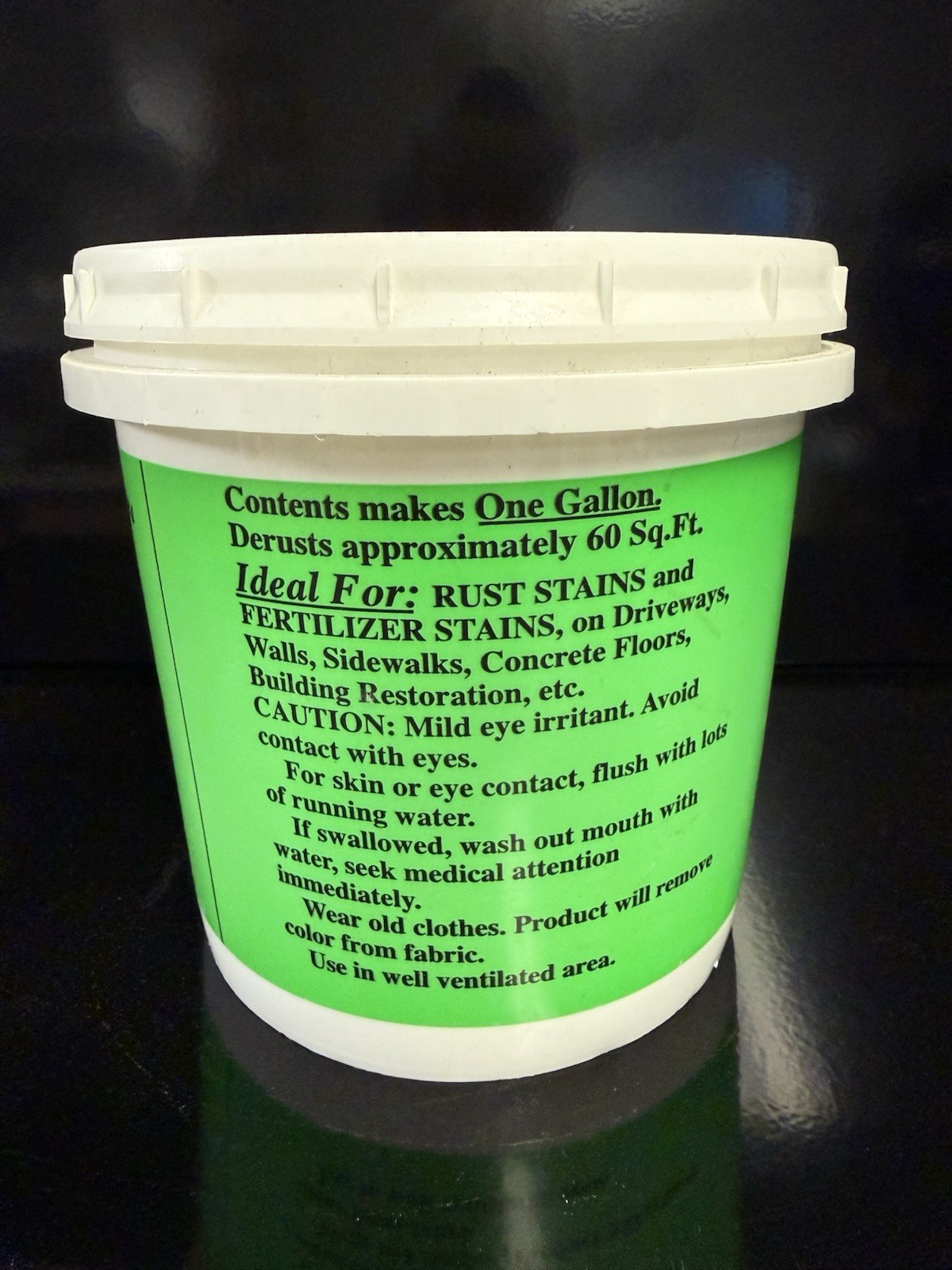 Rust Remover for Concrete - 22 oz Concentrate Makes One Gallon gallery