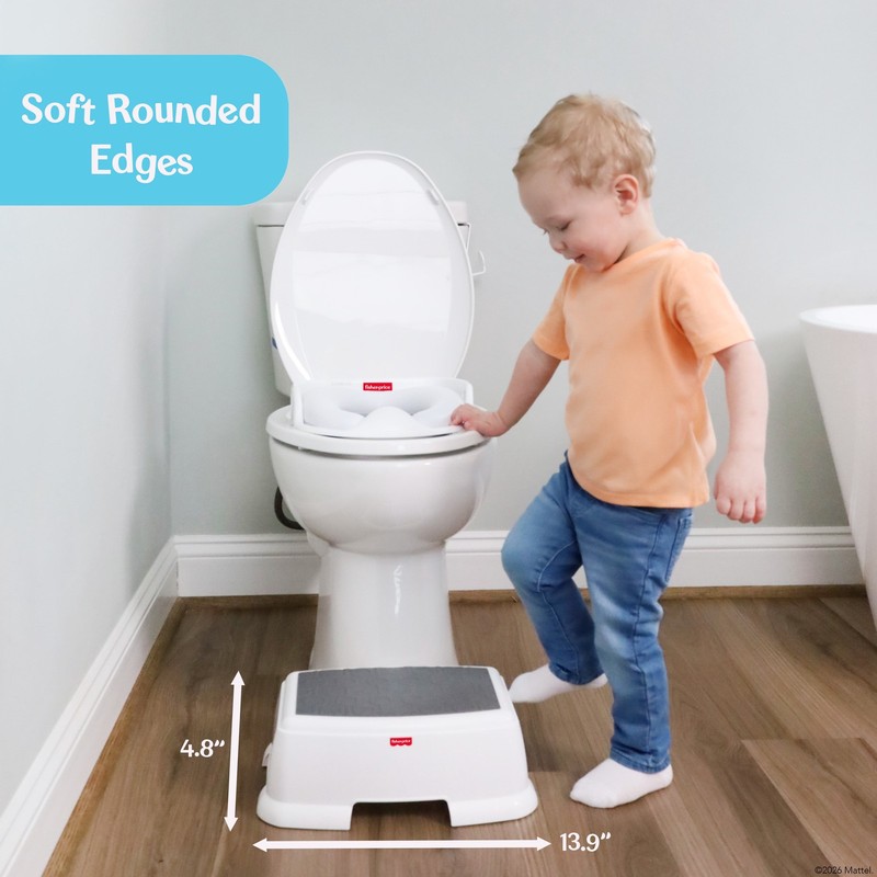Durable Plastic Toddler Step Stool with Anti-Slip Features gallery