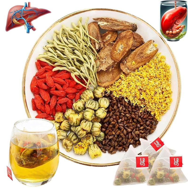 Dandelion Wolfberry Tea, Kidneys & Liver Health, Seven Natural Herbal Ingredient gallery