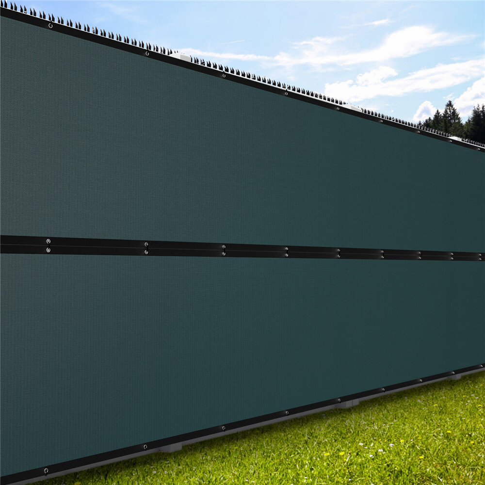 Fence Privacy Screen Mesh Cover Garden Yard 4' 5' 6' 8' Black Green Beige Brown gallery