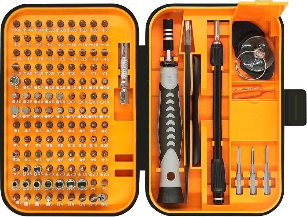 GMTOOLS 120 Bit Electronics Repair Kit Orange 130 in 1