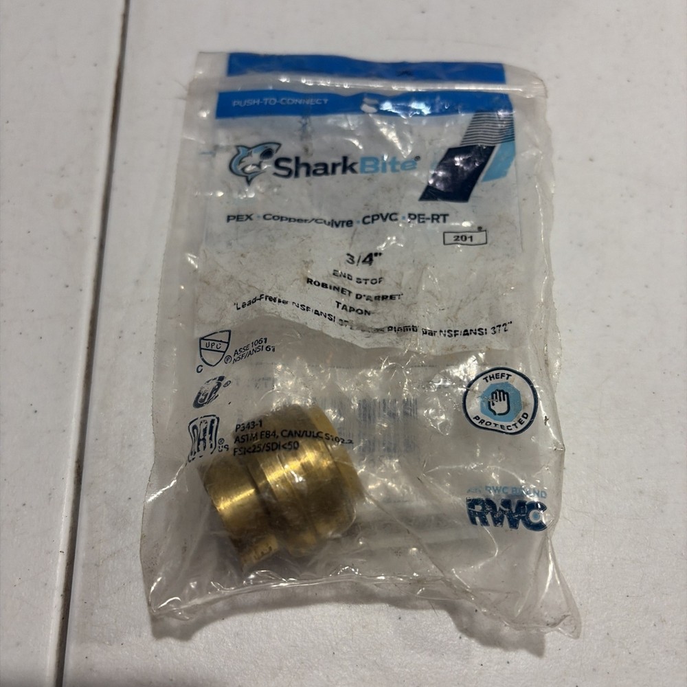 SharkBite 3/4 in. Original Version Push-to-Connect End Stop, U518LFA
