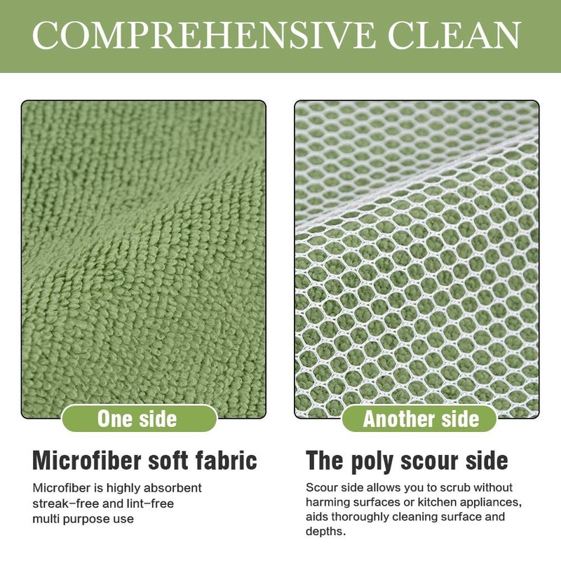 Microfiber Dish Cloths for Washing Dishes Towels Best Kitchen Washcloth Clean... gallery
