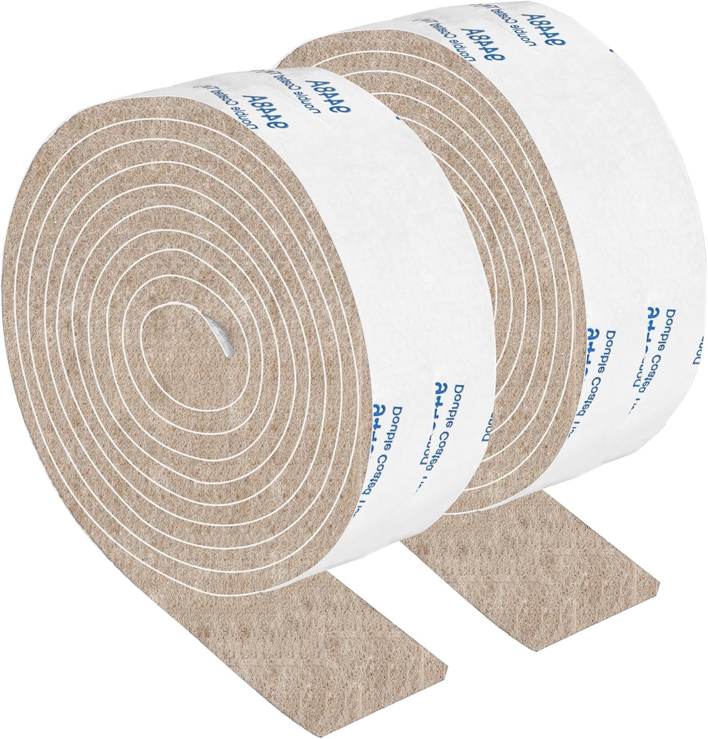 Felt Strips with Adhesive Backing, 2 Rolls 1x60 Furniture Felt Strips gallery