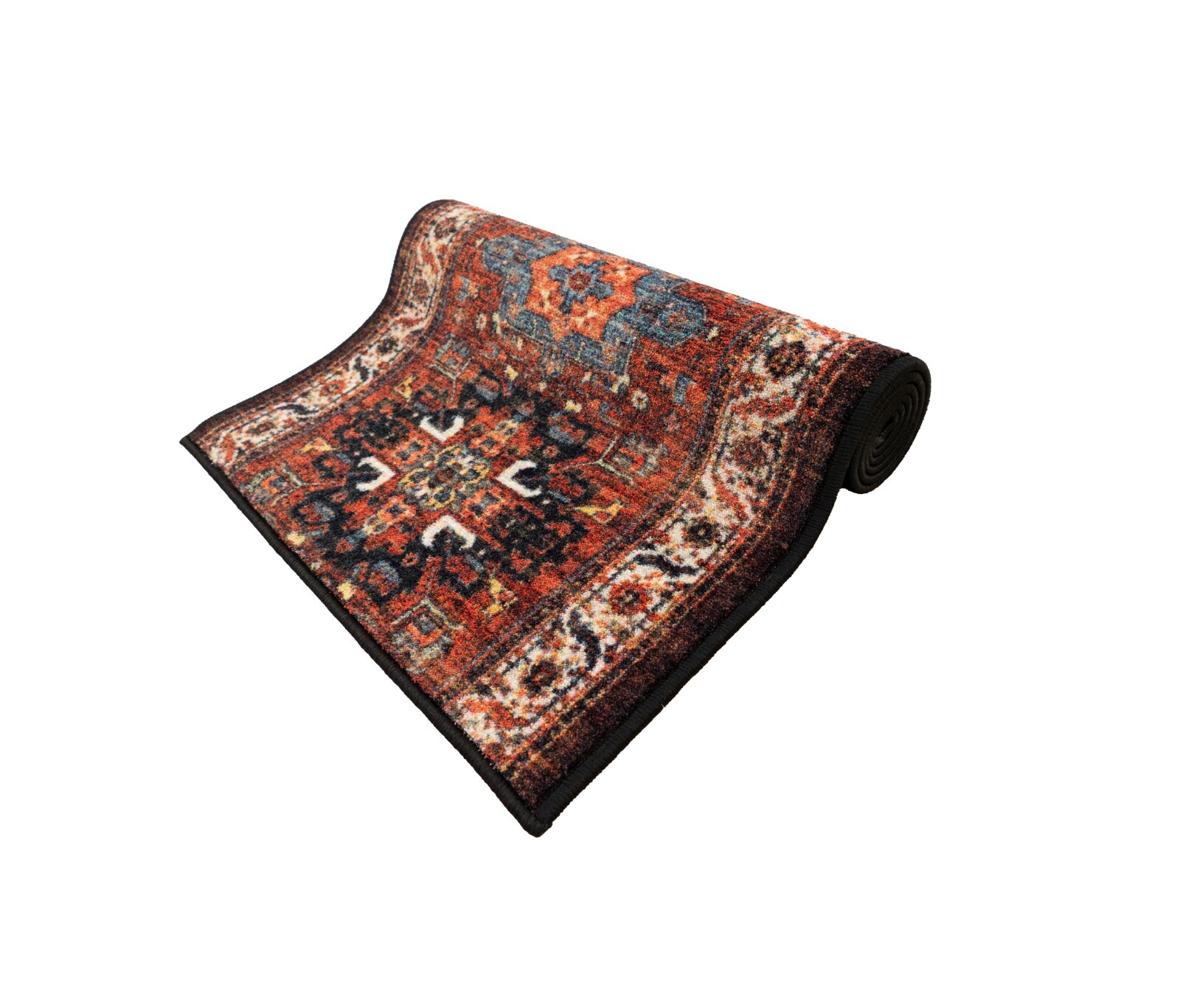 Custom Mahal Red Design High Quality Cotton Medium Pile Runner 25in / 36in Width gallery