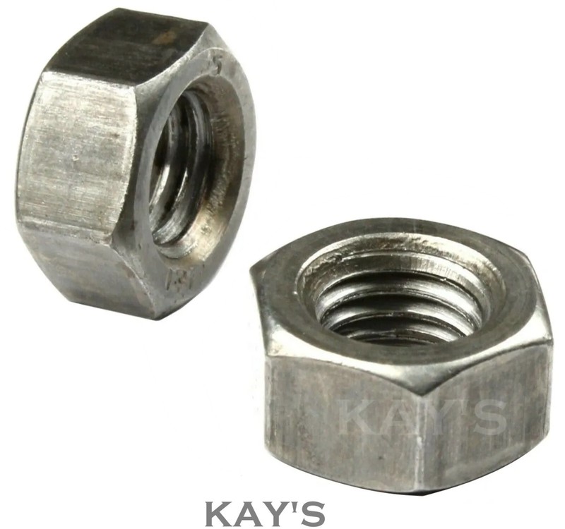 BSF FULL NUTS FINE THREAD HEXAGON GRADE A 1/4" 5/16" 3/8" 7/16" 1/2" 5/8" 3/4" gallery
