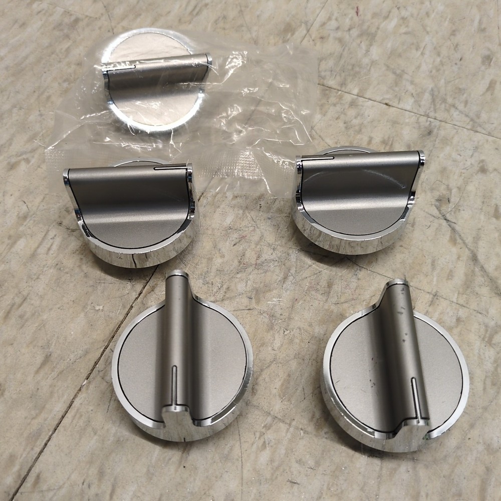 Set of 5 Range Knobs For Whirlpool W10698166 W10594481 Range/Stove Knobs *READ*