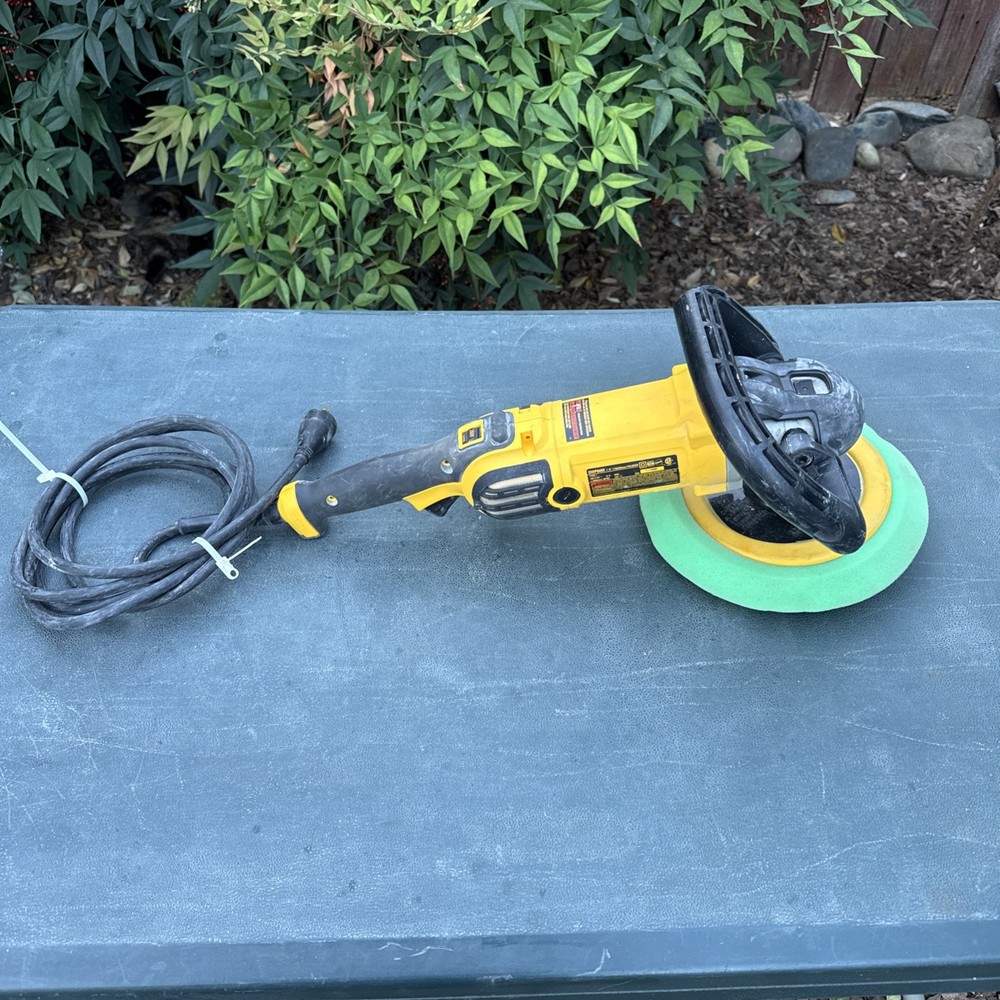 DEWALT Buffer Polisher, 7”-9”, 12 amp, Variable Speed Dial 0-3,500 RPM’s DWP849X