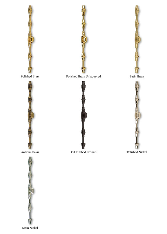 Solid Brass Egg Knob Cremone Bolt Versalles CB-V-05 Antique Brass Hardware gallery