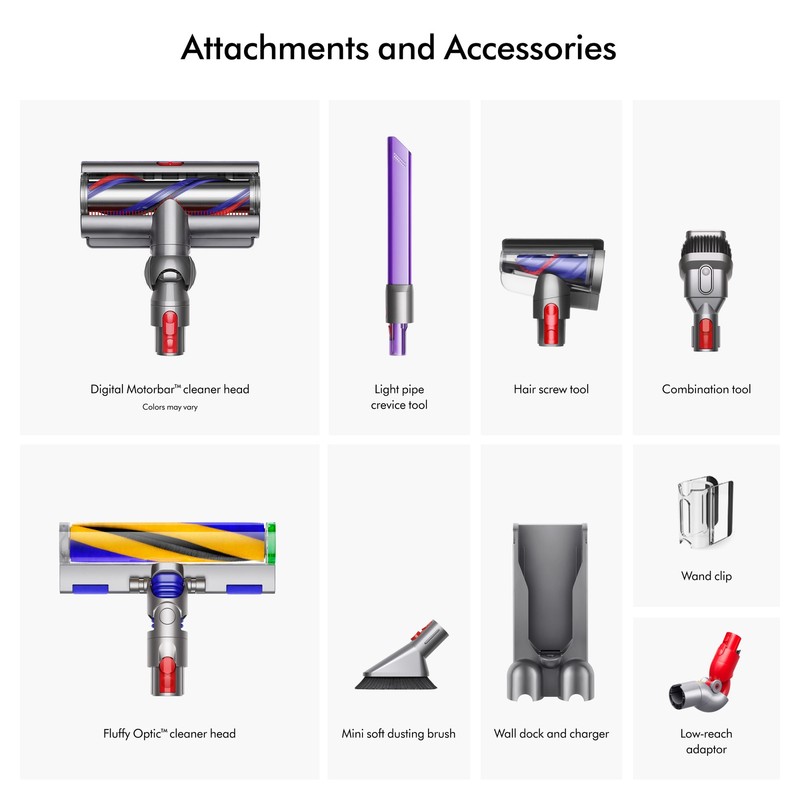 Dyson V15 Detect Extra | Yellow/Nickel | Refurbished gallery
