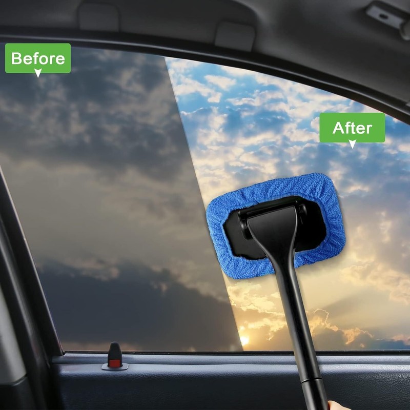6× Car Cleaner Brush Kit Windshield Window Cleaning Wash Tool Inside Auto Glass gallery