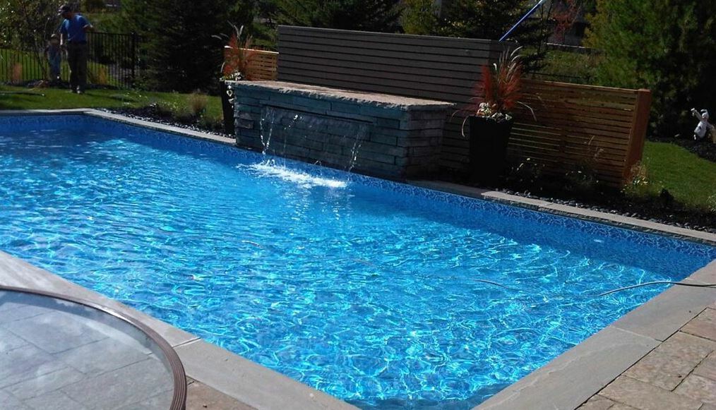 Findlay Blue Diffusion 20 Mil Rectangle Swimming Pool Liner (Choose Size) gallery