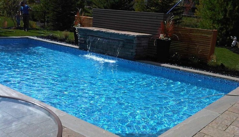 Findlay Blue Diffusion 20 Mil Rectangle Swimming Pool Liner (Choose Size) gallery