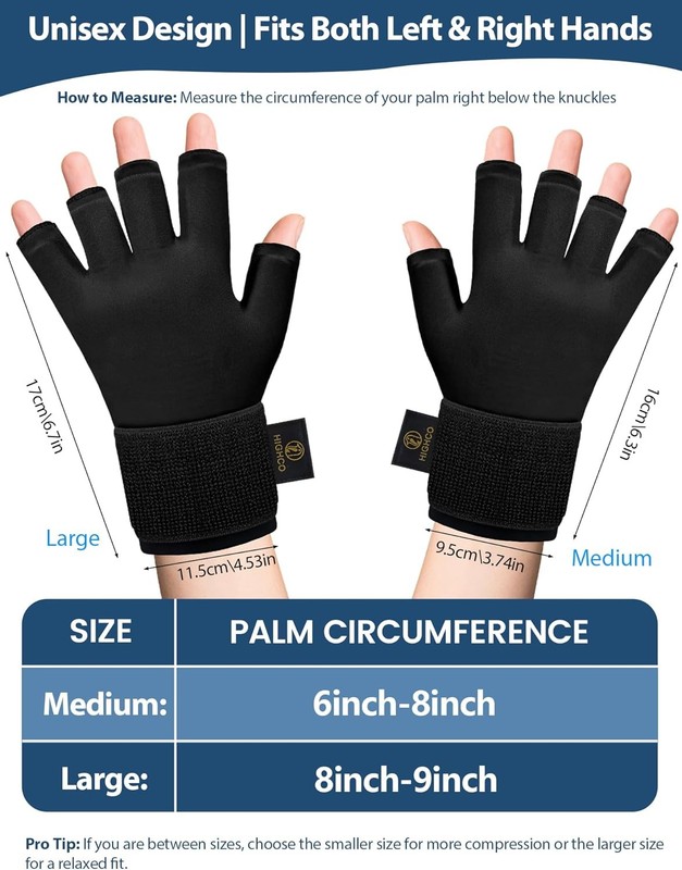 Compression Hand lce Pack Glove for Arthritis Pain Relief Adjustable Wrist Strap gallery
