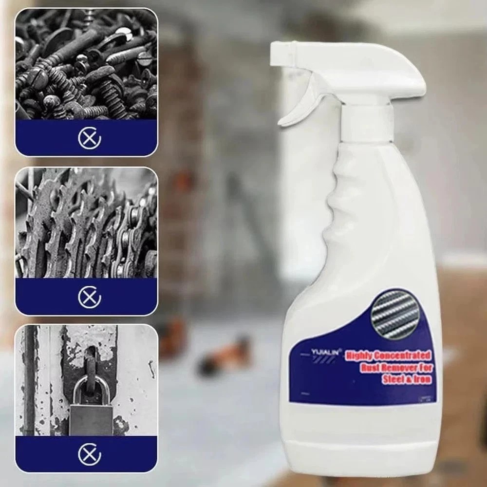 New Heavy Duty Rust Removal for Metal,Multipurpose Rust Remover Spray,Stainless gallery