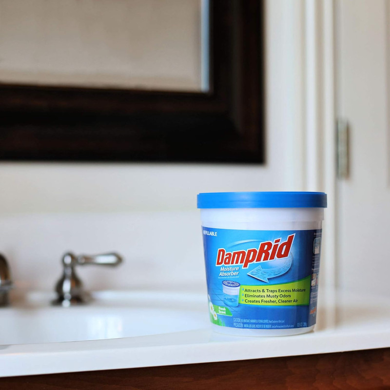 DampRid Fresh Scent Refillable Moisture Absorber - 10.5oz cup – Traps Moisture f gallery