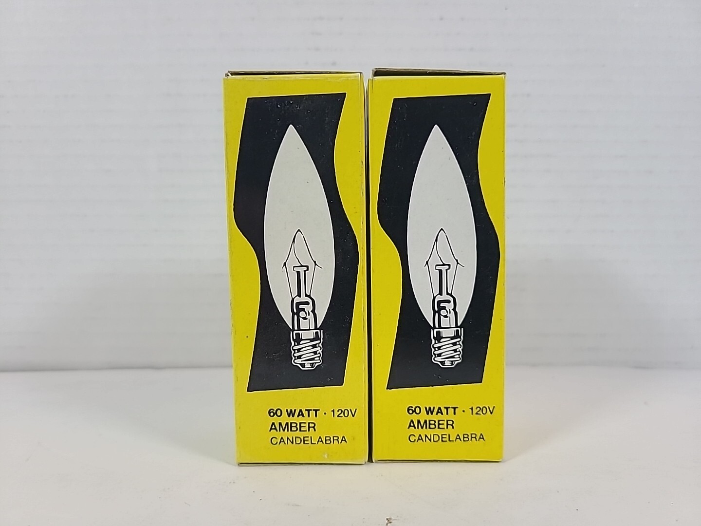 2-pack Satco Decorative Light Bulbs S3819 Amber 60 Watts Torpedo Small Base gallery