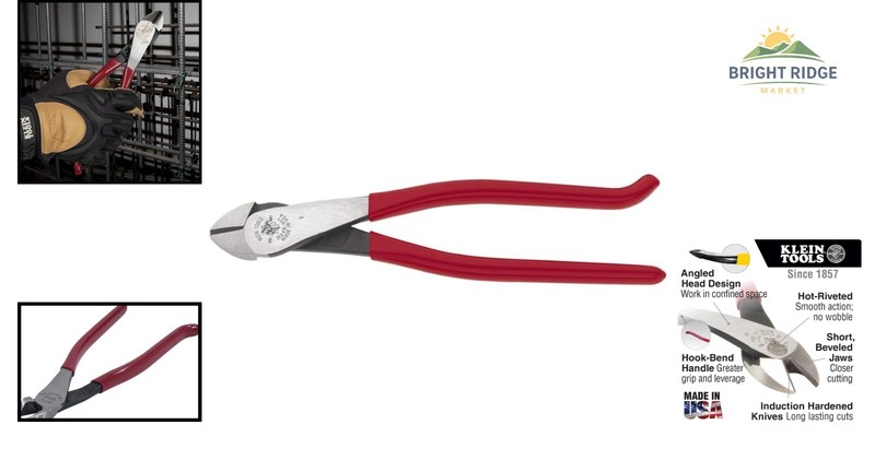Diagonal Cutting Pliers with High Leverage Design for Rebar and Wire Work gallery