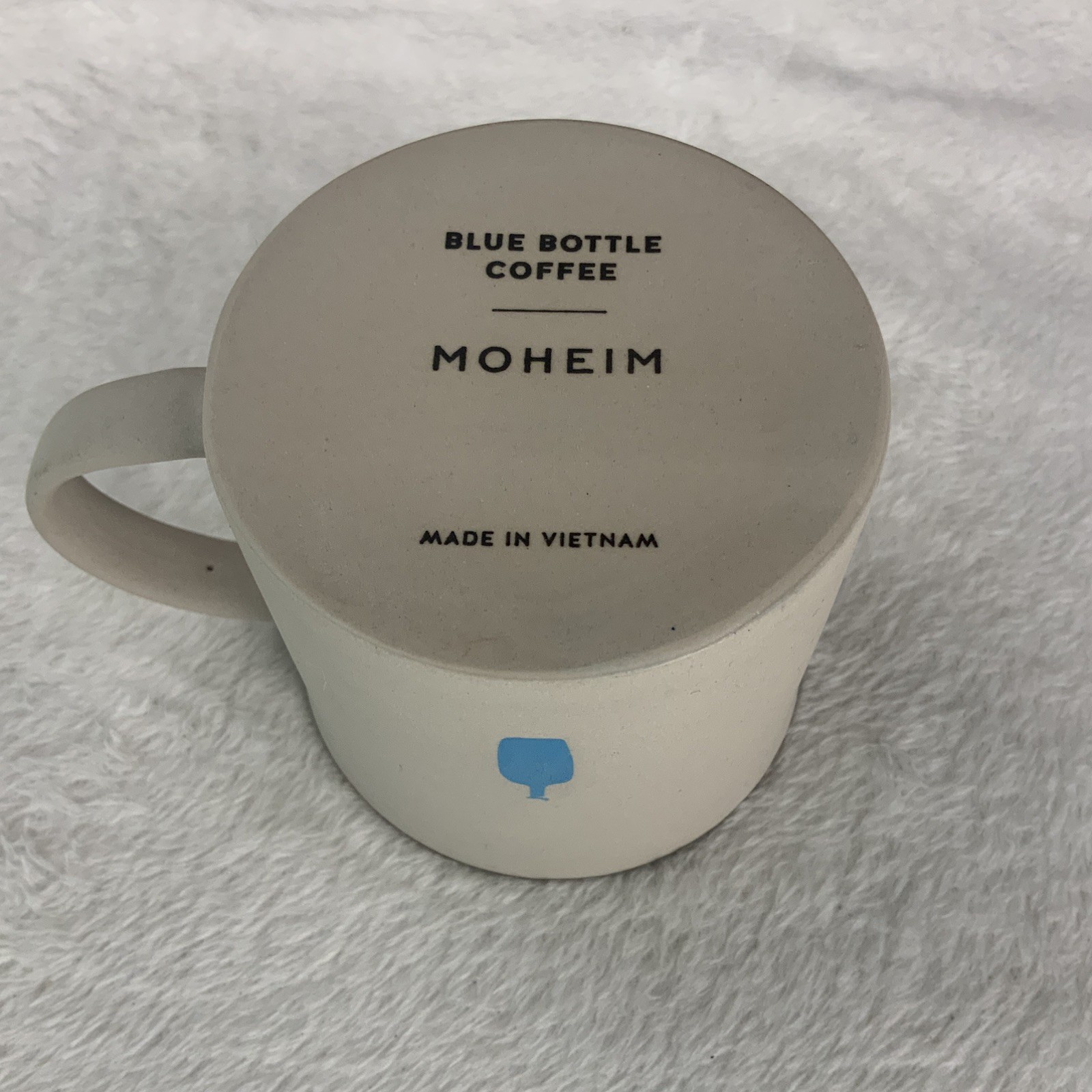 Blue Bottle Coffee Moheim Handcrafted Stoneware Matte Beige/Gray 10.8 oz. Mug gallery