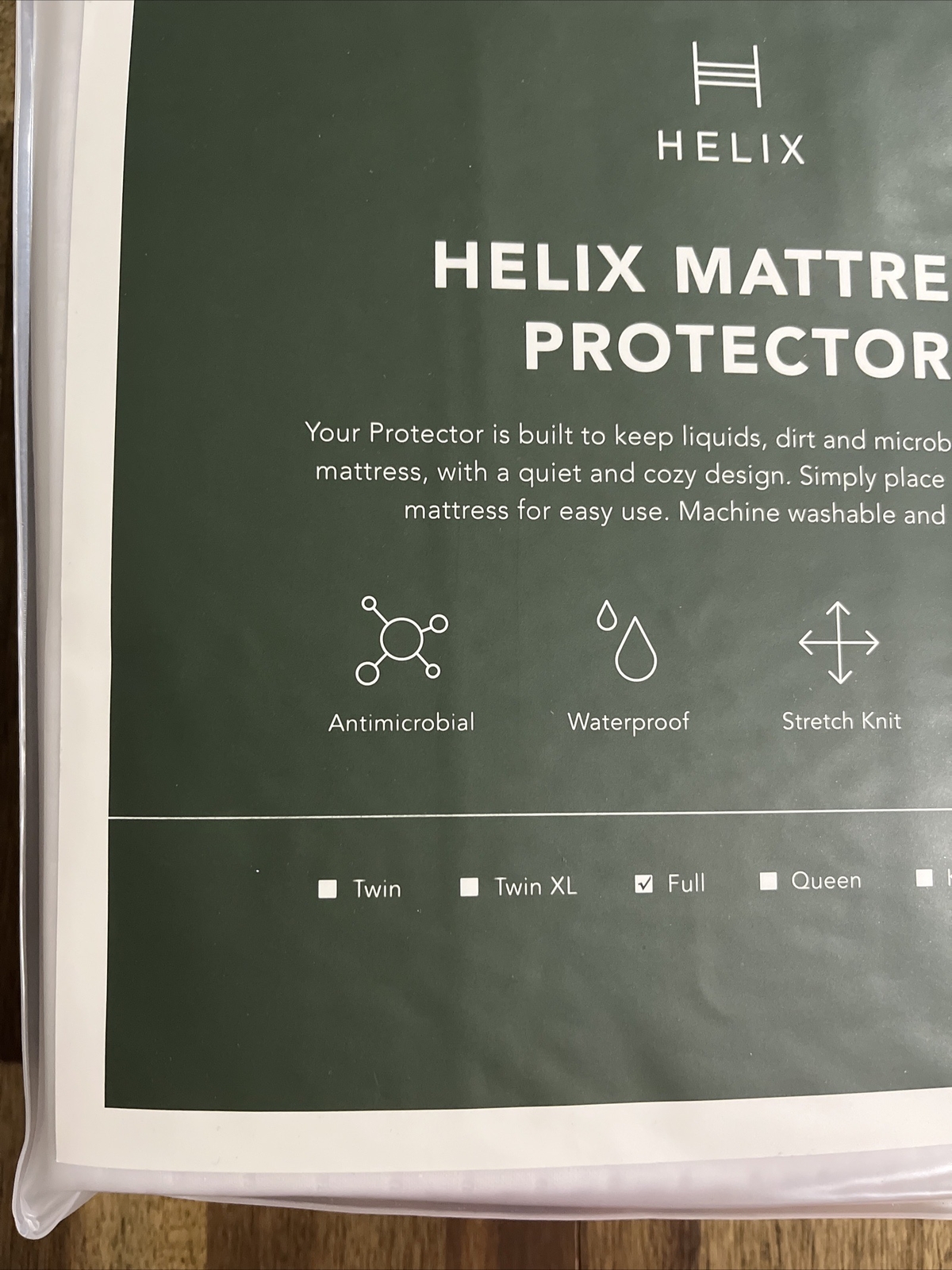 Helix mattress protector - Full size, new gallery