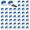 EEEKit Electrical IDC 314-BOX Pigtail 3 Wire Connector, Self-Stripping Blue gallery