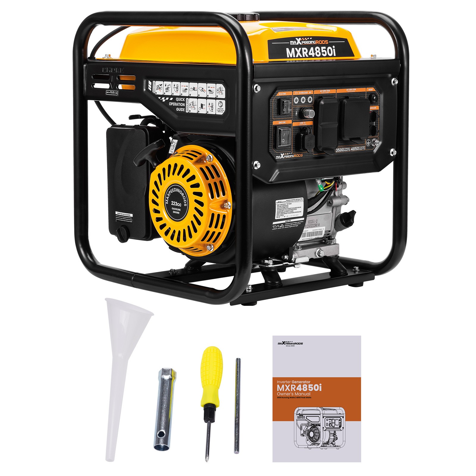 Portable Generator 3500W Running 4850W Peak Gas Power Station ECO Mode EPA gallery