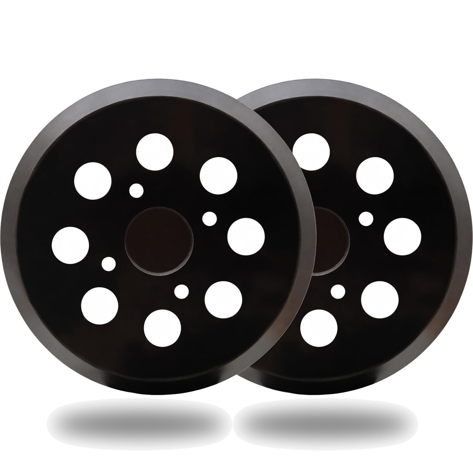 2 Pack 5 Inch 8 Hole Hook-and-Loop Orbital Sander Pad for Ryobi RS290, RS240, gallery