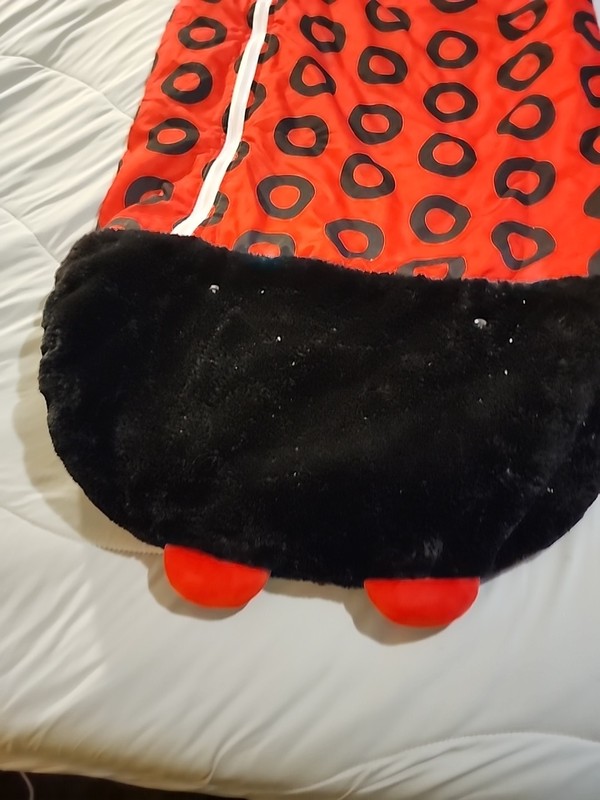 Happy Nappers Ladybug Pillow & Sleeping Bag 2-in-1 - Medium 54"x20" for Kids 3+ gallery