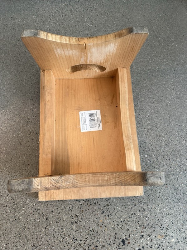 Rustic Light Wood Brown Small Step Stool/Foodstool, Fully Assembled Indoor gallery