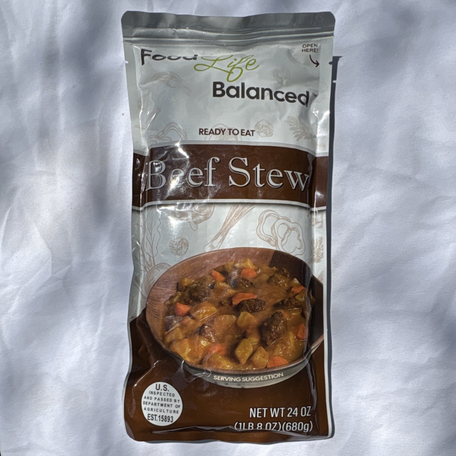 Food Life Balanced Beef Stew Ready to Eat 24 oz (680g) Main Meal Pantry USA gallery