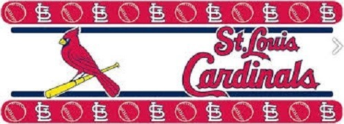 MLB ST. LOUIS CARDINALS Baseball Self Peel and Stick Wall Border Peel Wallpaper gallery