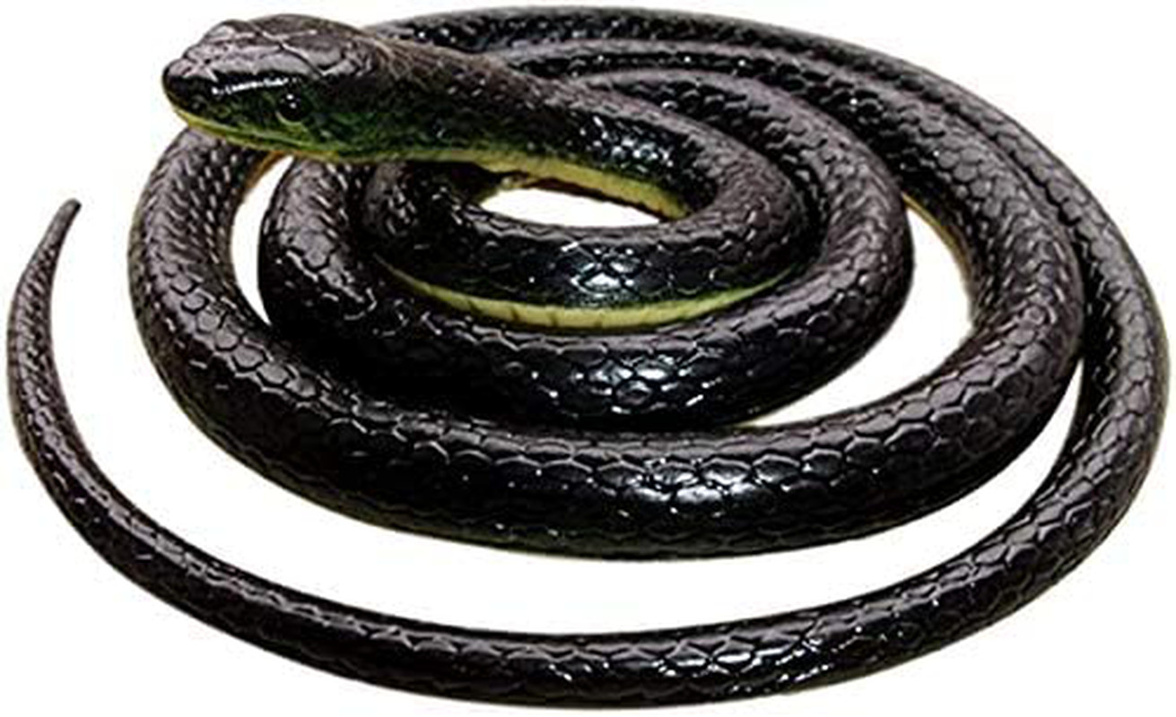 52 Fake Large Rubber Snake Realistic Lifelike Scare Prank Gag Gift Joke Kid Toy″ gallery