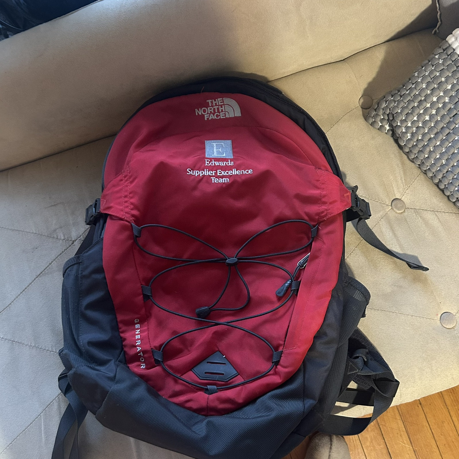 The North Face Flexvent Generator Red Padded Backpack
