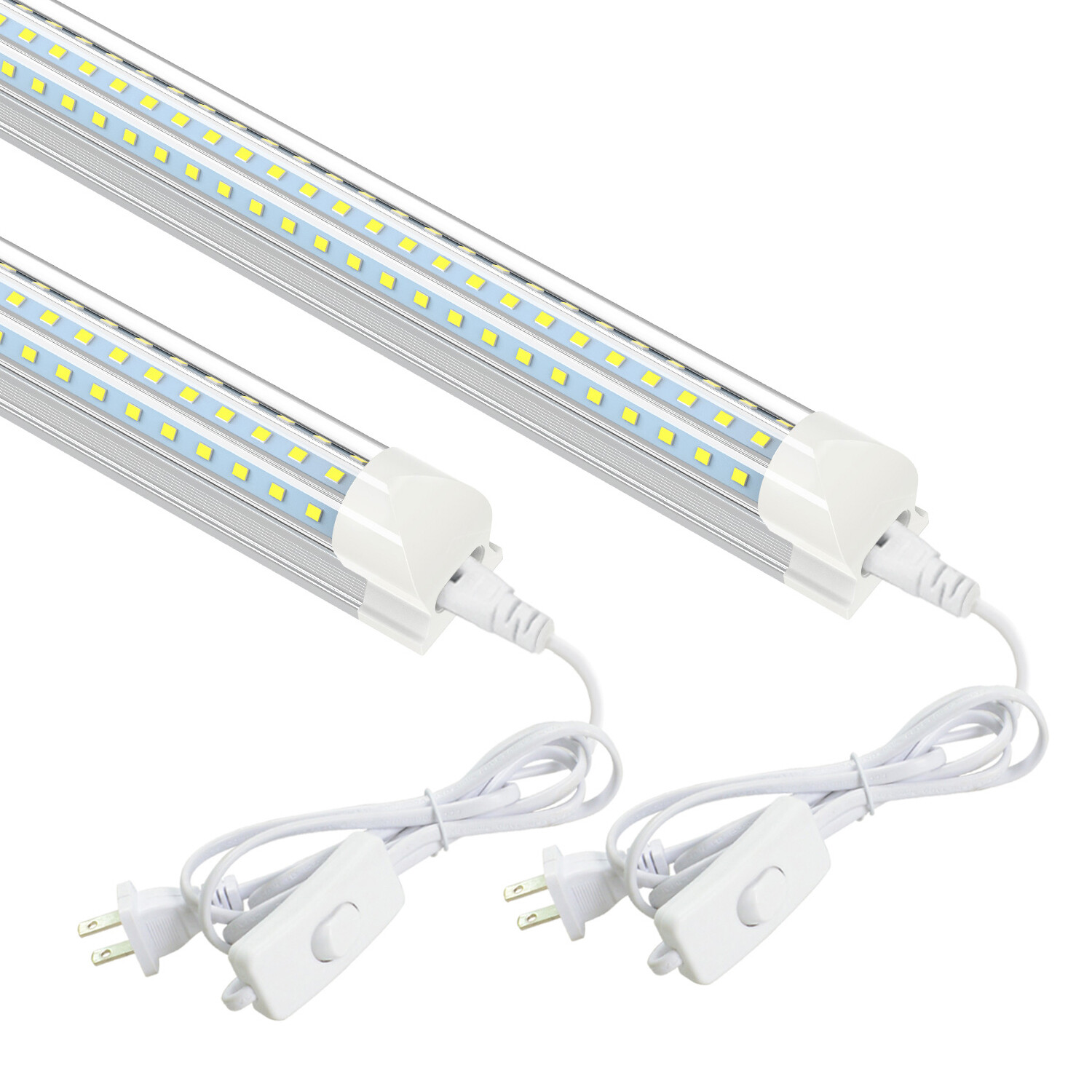 2~10 Pack T8 2FT LED Shop Light 28W 6500K High Output Ceiling Tube Light Fixture gallery