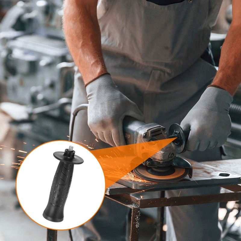 4 Set Angle Grinder Side Handle 8mm Thread 135mm Plastic Non-Slip gallery