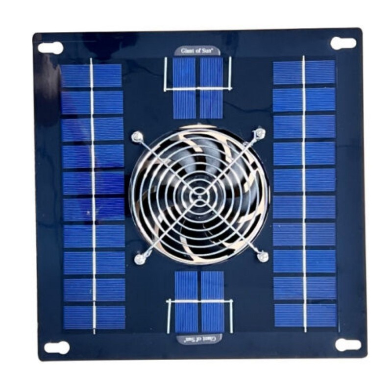 400cfm Solar Powered Attic Fan System Roof Vent Fan For Attic or Greenhouse gallery