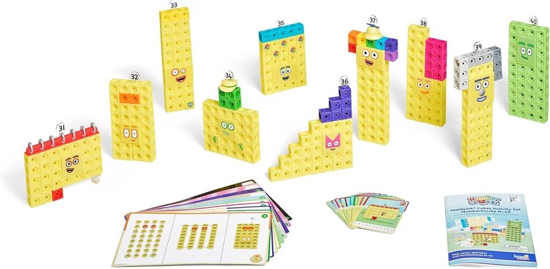 Numberblocks 31-40 Mathlink Cubes Activity Set - Learn Numbers & Early Math Skil gallery