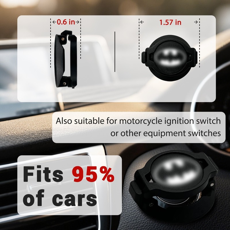 Car Push Engine Start Button Cover, Touch Button Protector Cover gallery
