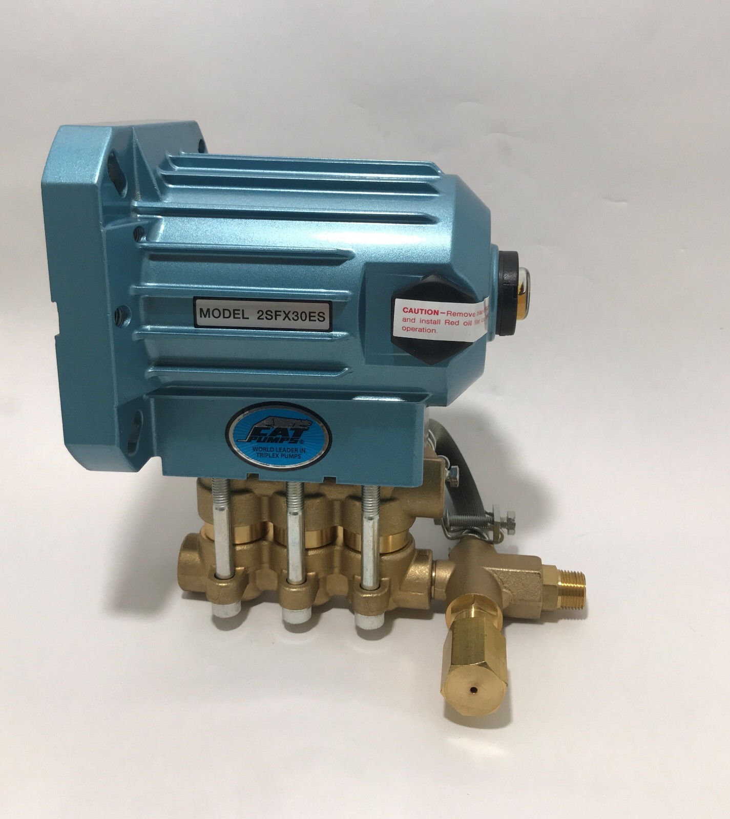 CAT 2SFX30ES PLUNGER PRESSURE PUMP 3 GPM 1500 PSI 3450 RPM 3/8" ELECTRIC SHAFT gallery