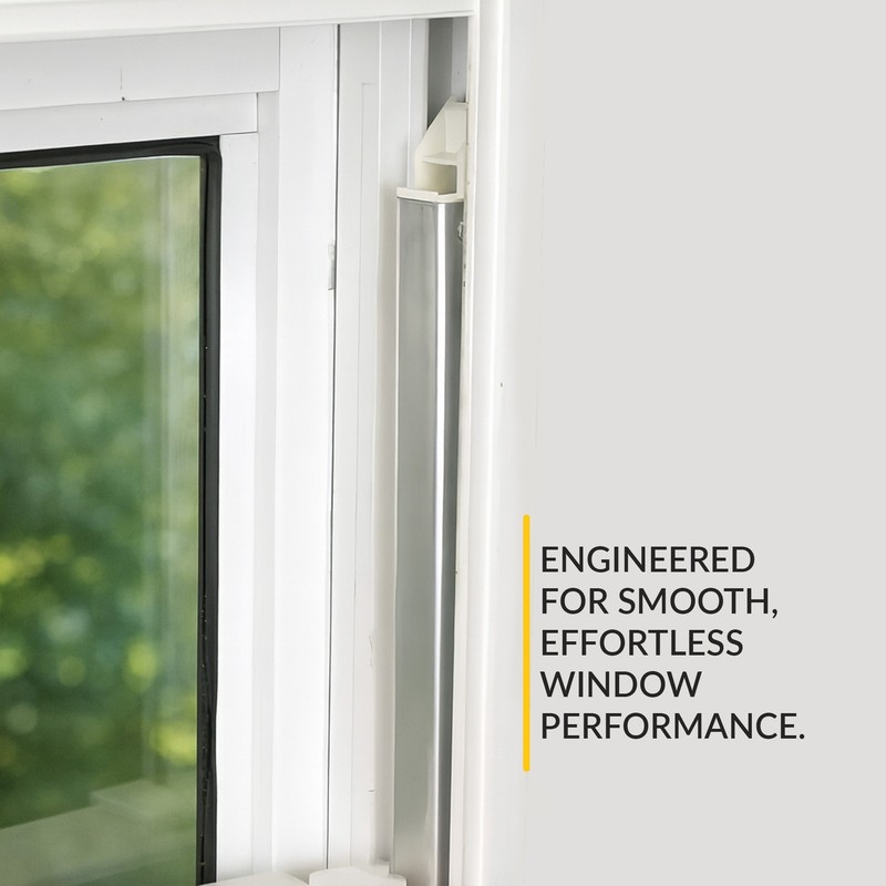 Brixwell Window Channel Balance Without Sash Guide 27" L 5 To 9 Lbs Sash Weight gallery