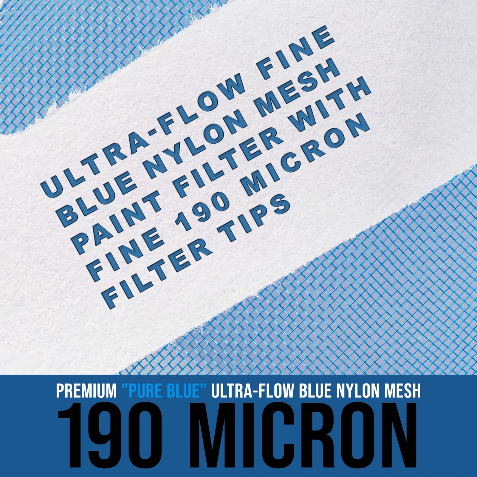 TCP Global - 190 Micron Filter Tips Ultra-Fine Paint 190 Micron, White gallery