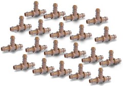 20 Rain Bird 1/2″ Barbed Tee Fitting Drip Fits All Sizes of 5/8″ 1/2″, 0.700″