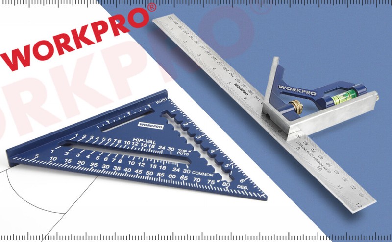 WORKPRO Rafter Square and Combination Square Tool Set Rafter Square Layout Tool gallery